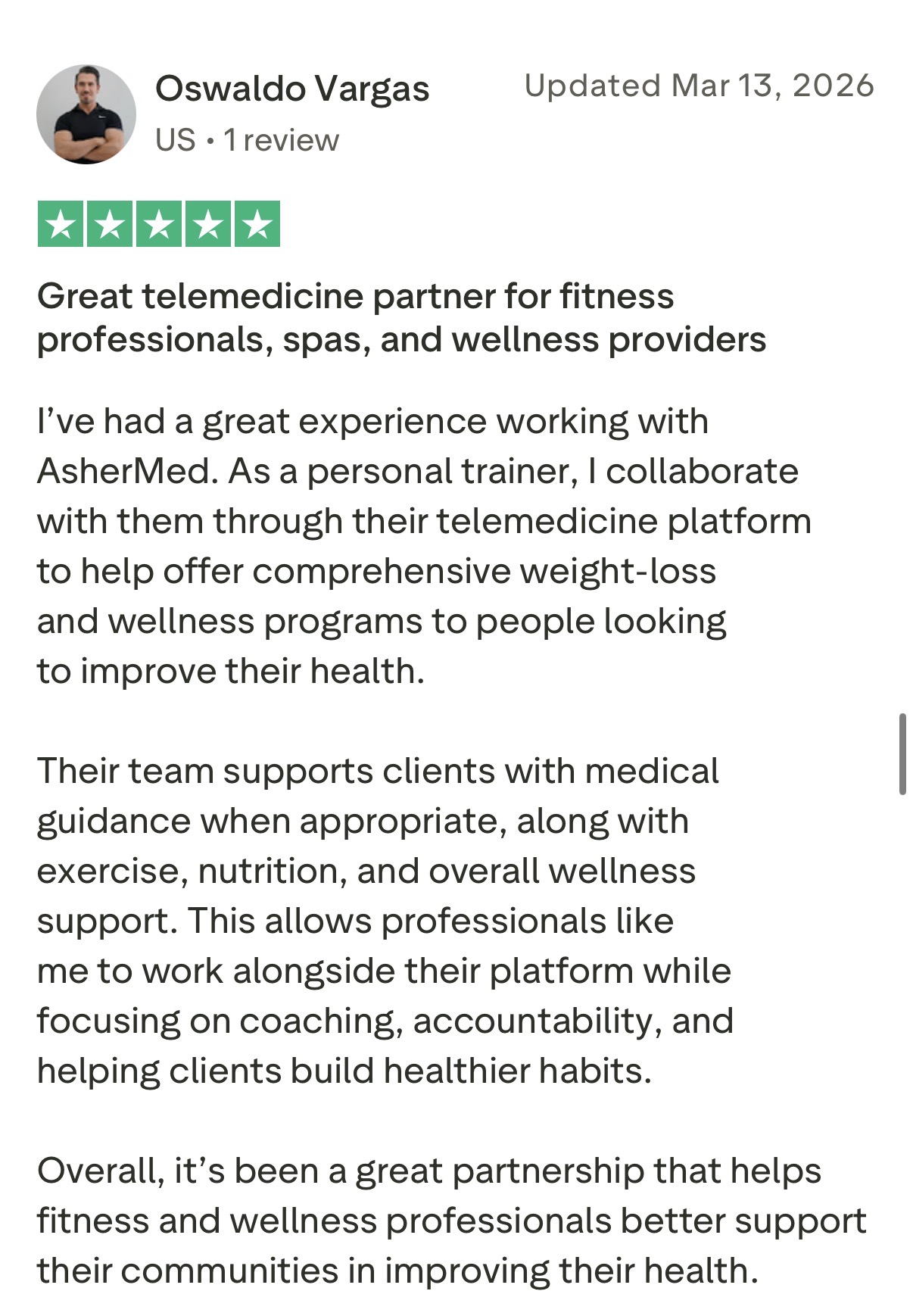 Trustpilot review 8
