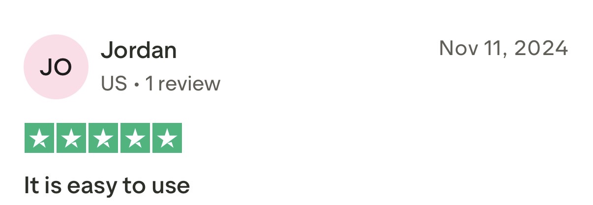 Trustpilot review 16